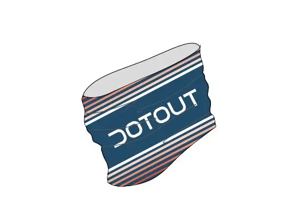 Dotout Mesh Halswärmer Blau/Rot Größe UNI