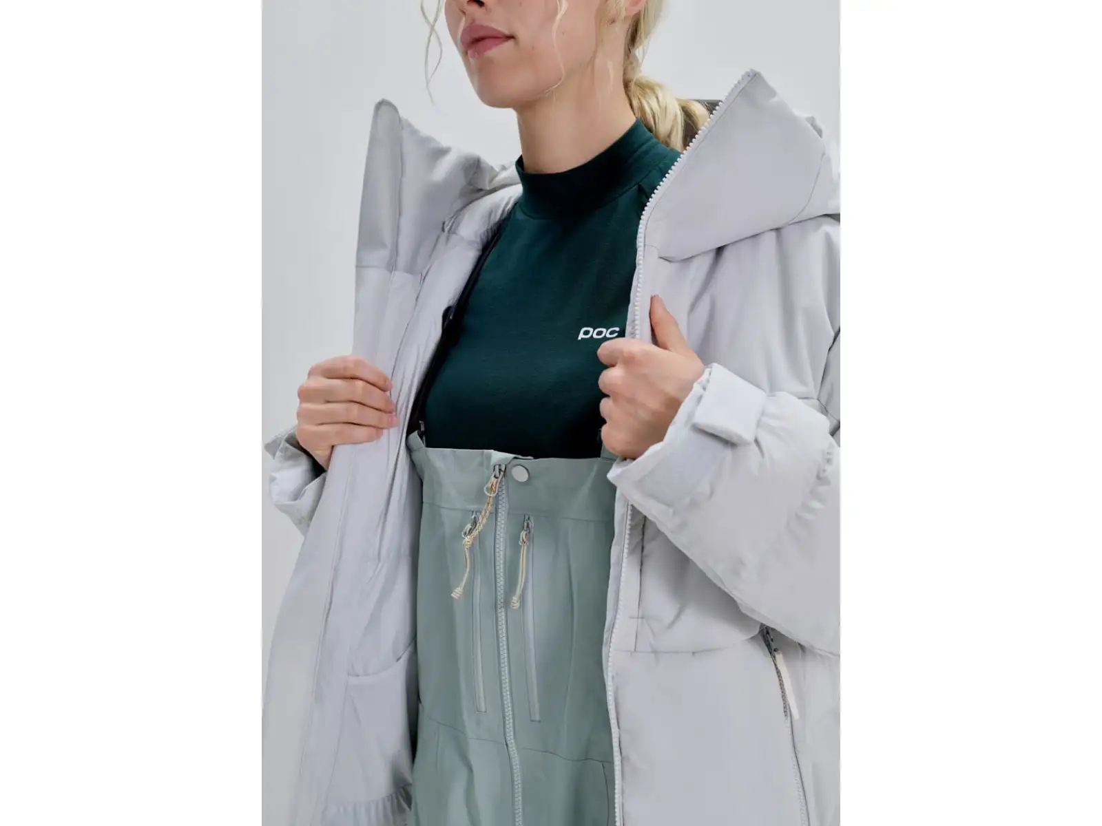 POC Loft Jacket Damen Skijacke Granite Grey