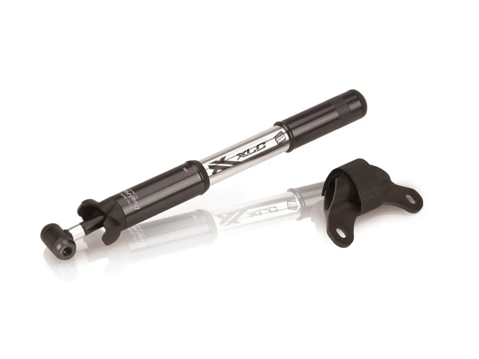 XLC PU-R03 Renn-Minipumpe schwarz/silber