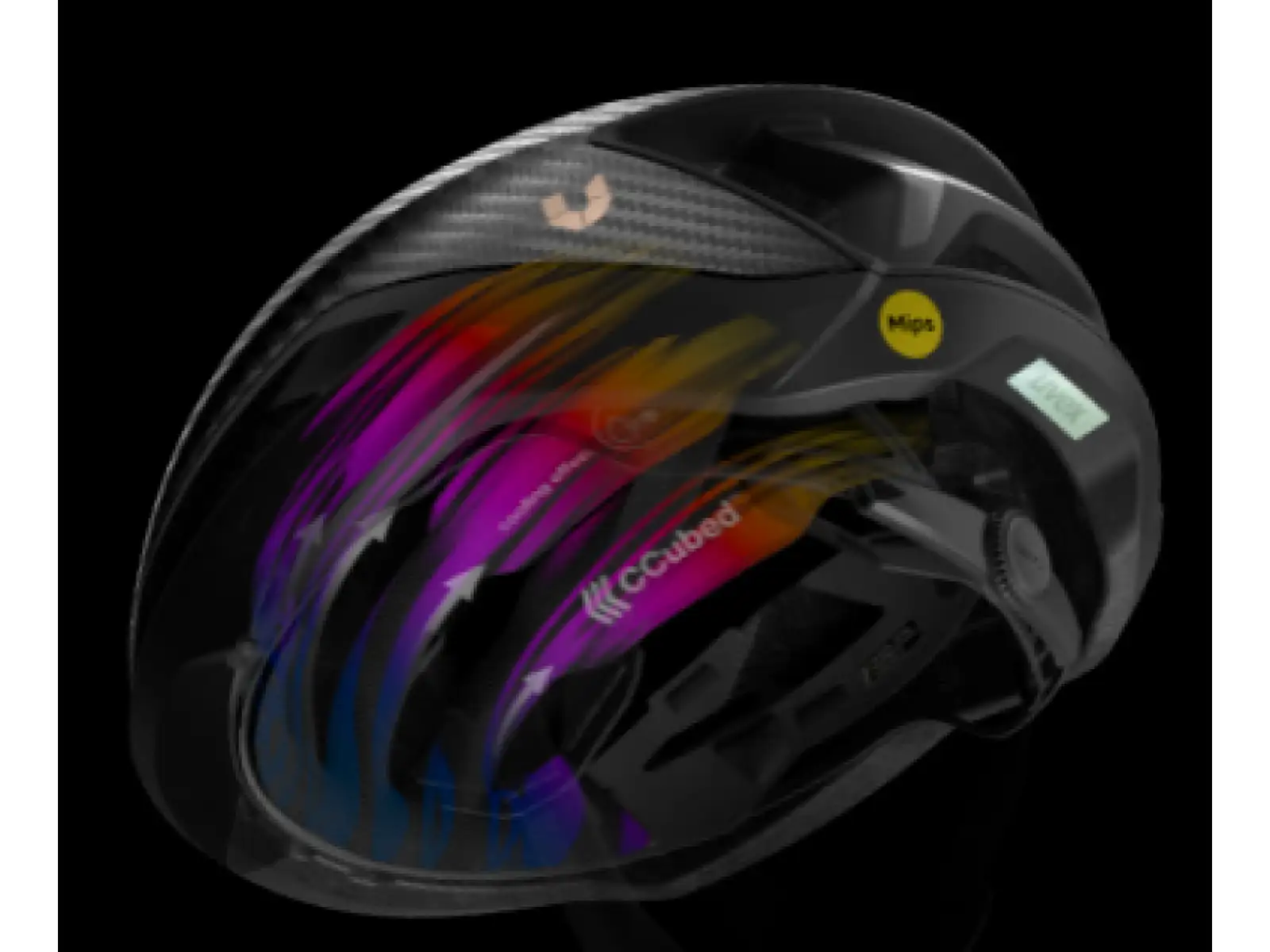 Uvex Ultimate Surge Carbon Mips Rennradhelm All Black Matt