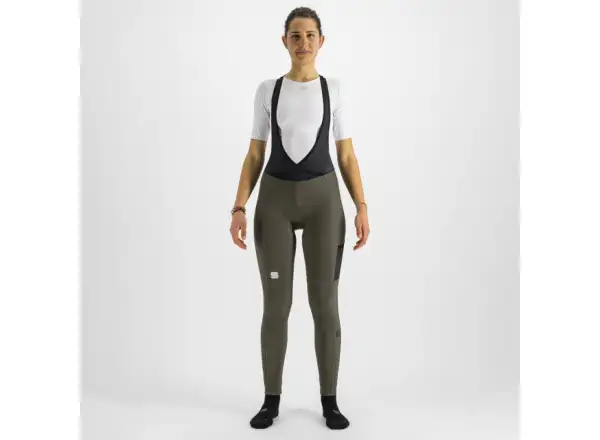 Sportful Giara Damenradhose mit Latz und Polsterung Mud