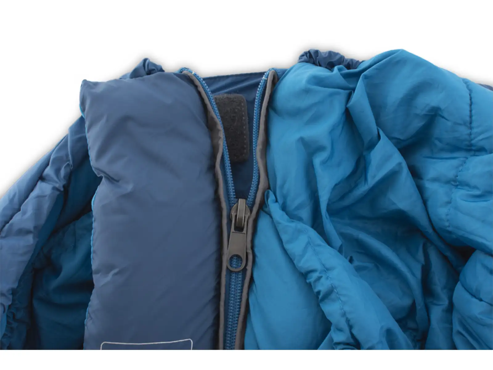 Pinguin Savana Junior PFM Kinderschlafsack blau 150 cm linker Reißverschluss