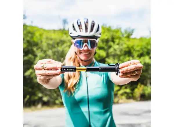 Lezyne Presta Pocket Drive Pumpe schwarz/Gold