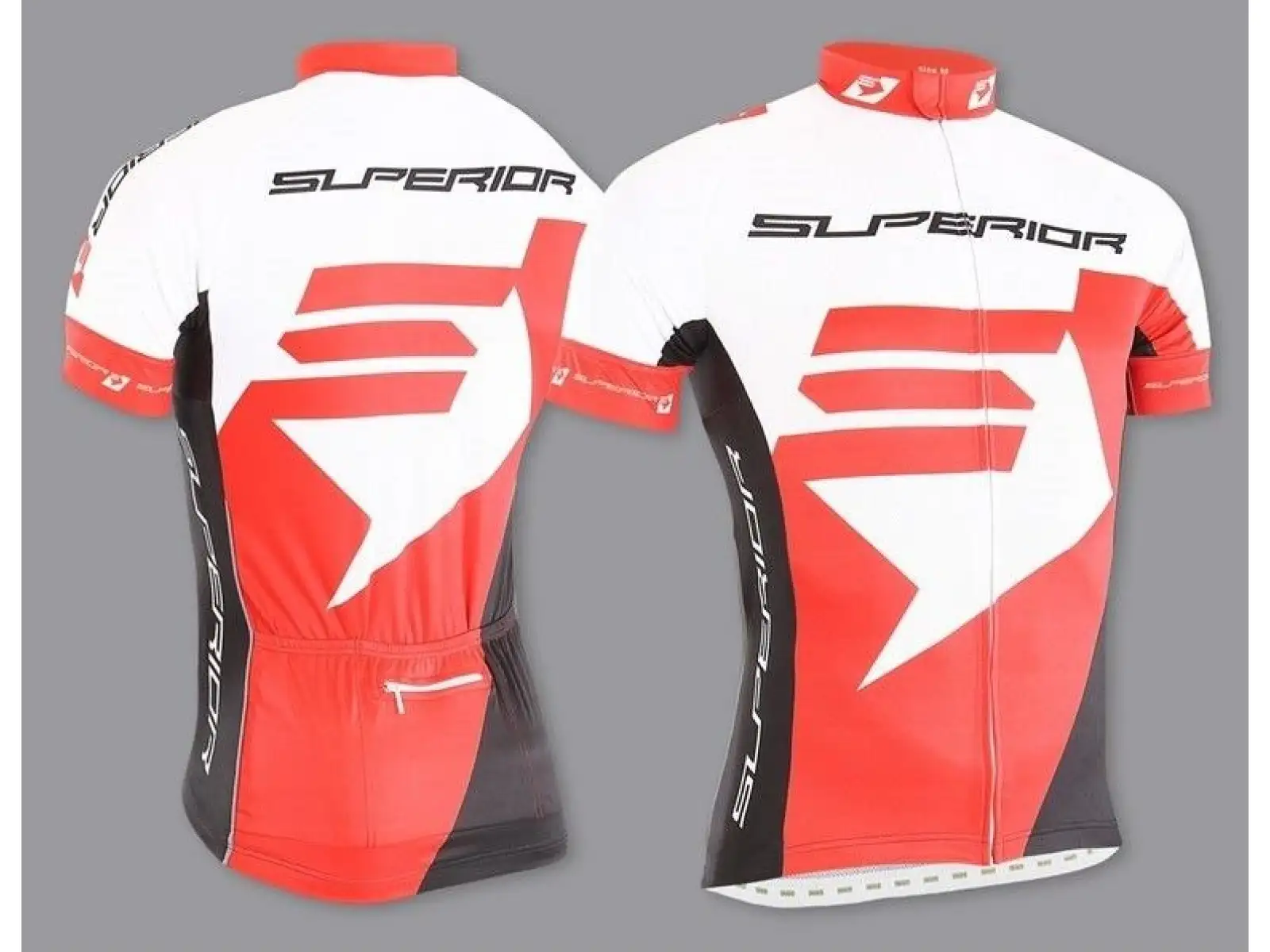Superior Race 17/18 Herren Kurzarmtrikot weiß/rot