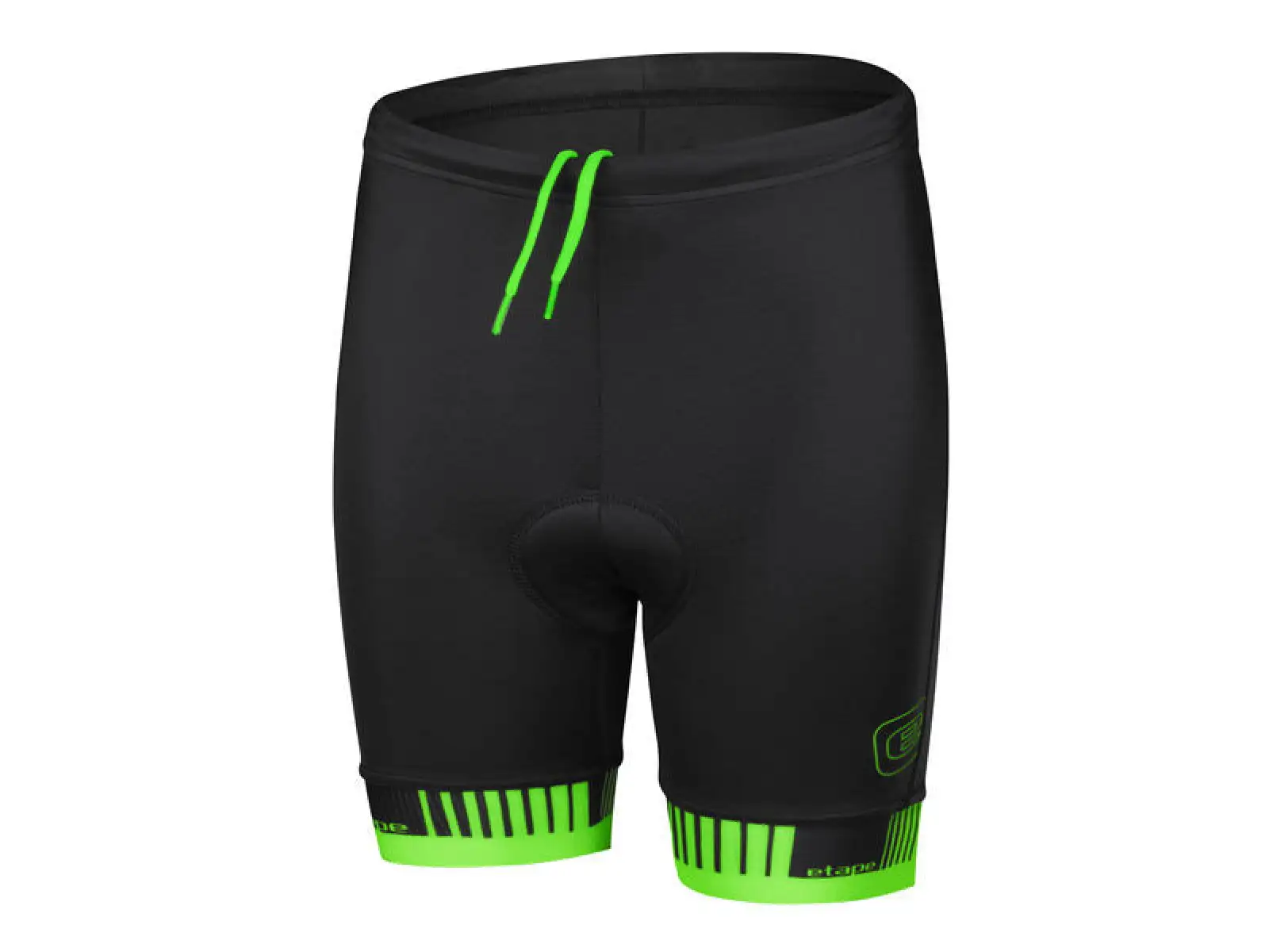 Etape Junior 2.0 Kinder Shorts mit Einsatz schwarz/grün