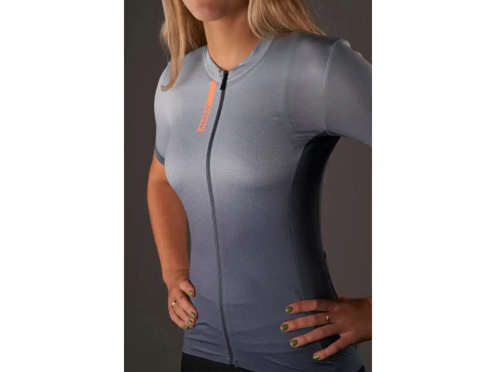 Mavic Essential Graphic Damen-Trikot Kurzarm Orion Blue/Celeste MUSTER