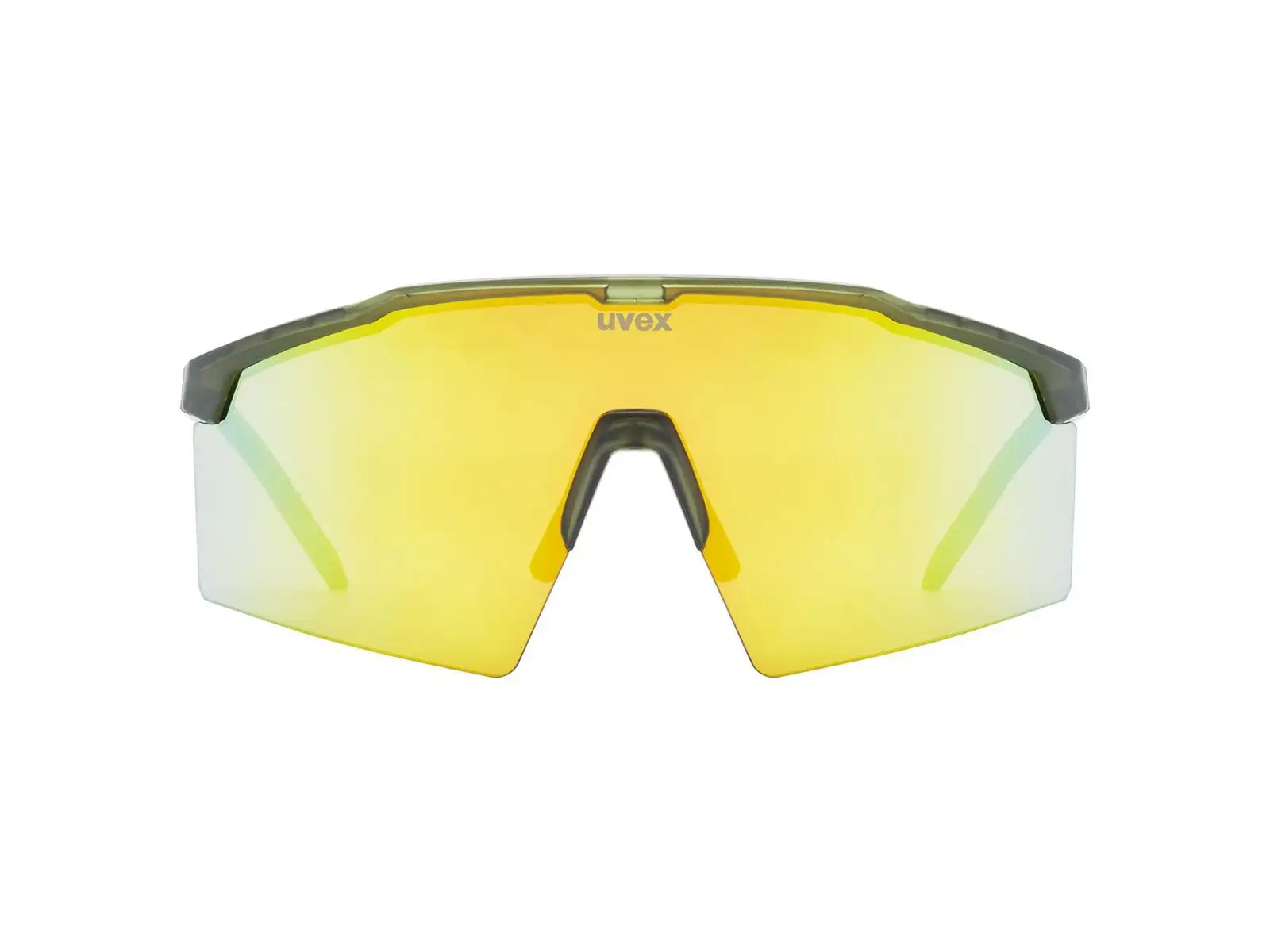 Uvex Flowline Sonnenbrille Olive Matt/Mirror Gold