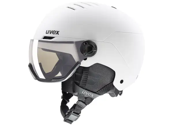Uvex Wanted Visor Skihelm white matt