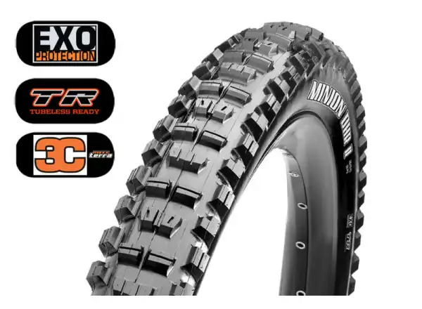 Maxxis Minion DHR II 29x2,6 WT EXO TR 120tpi 3C Maxx Terra Reifen mit Kevlar