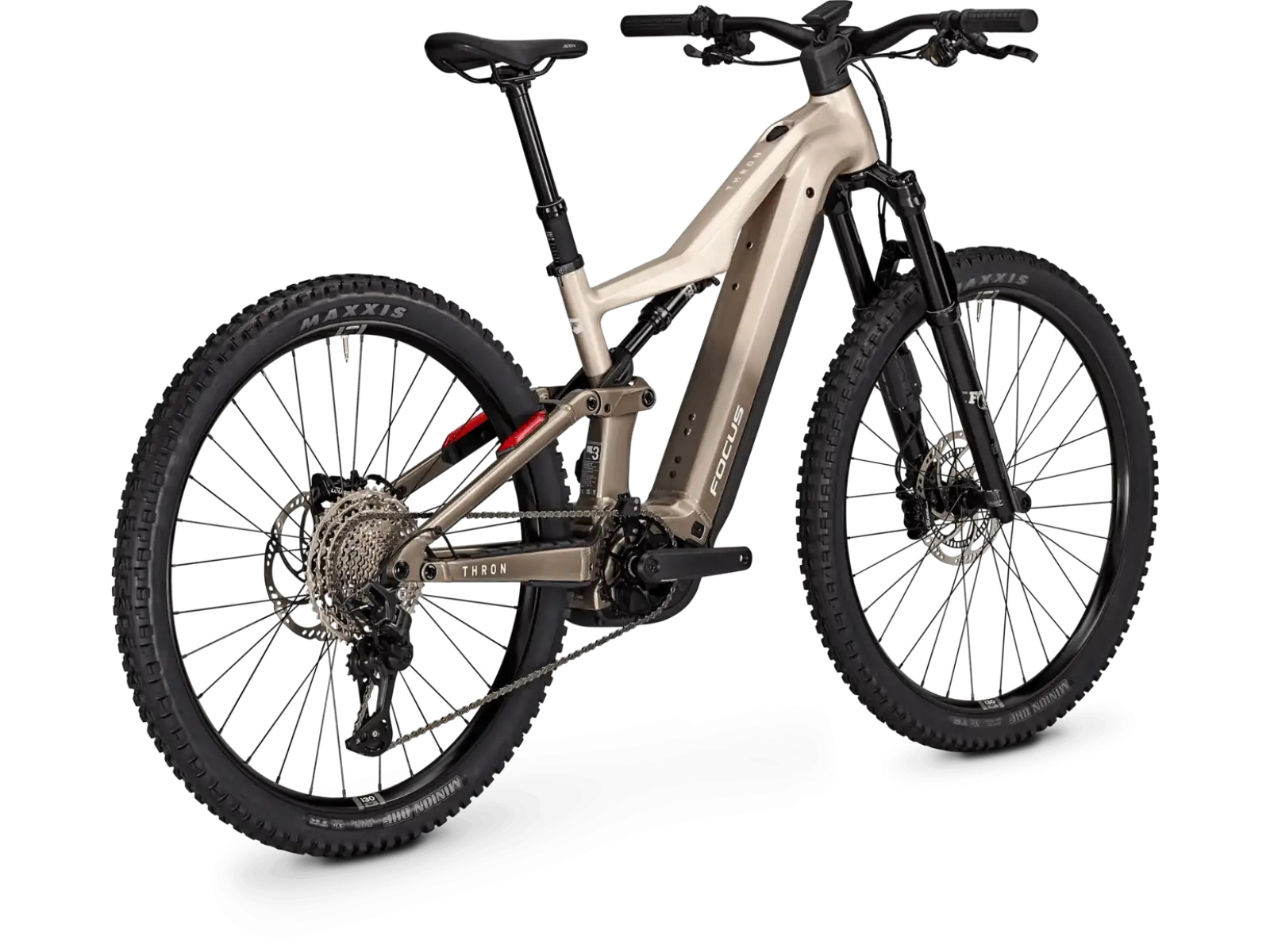 Focus THRON 9 800Wh vollgefedertes E-Bike Adamantsilver / Crystalgrey