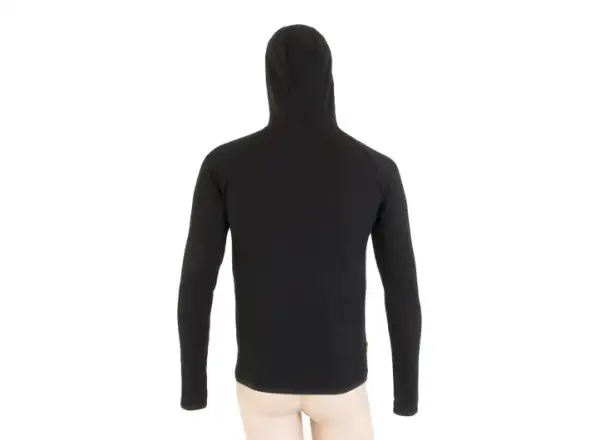 Sensor Merino Upper Mountains Herren Kapuzenpullover Schwarz