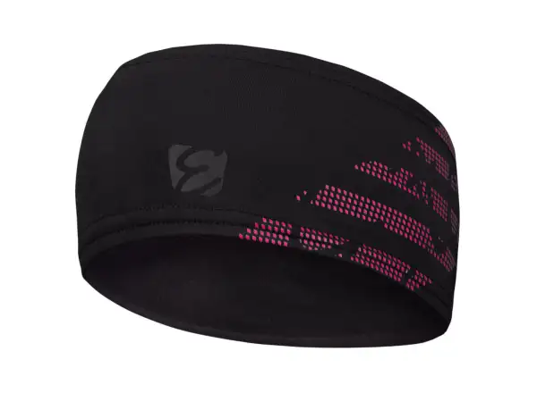 Etape Stix Stirnband schwarz/rosa Größe S/M.