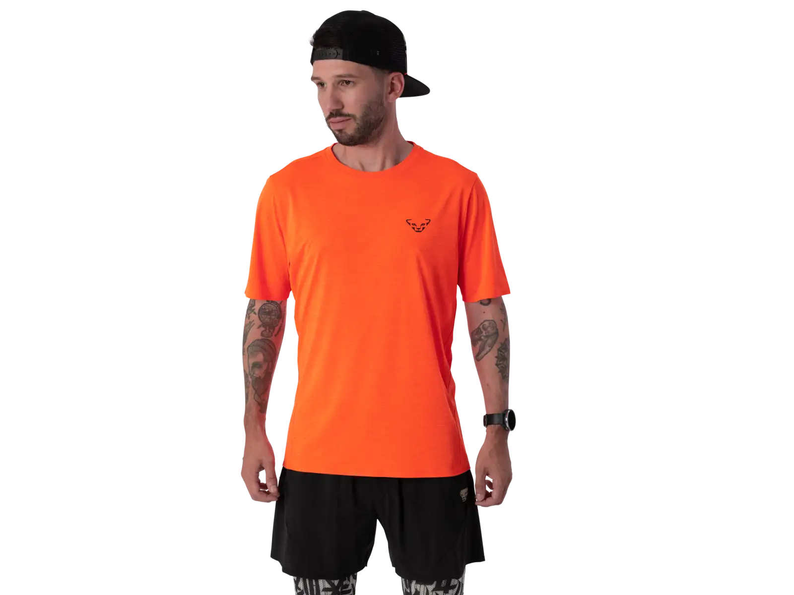 Dynafit Trail Herren Laufshirt Kurzarm Ultra Orange