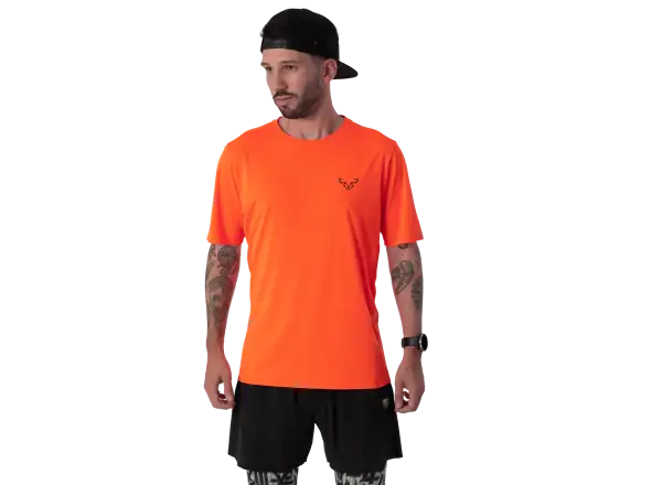 Dynafit Trail Herren Laufshirt Kurzarm Ultra Orange