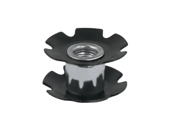 Die Force Steuersatz ist 1 1/8" in schwarz.