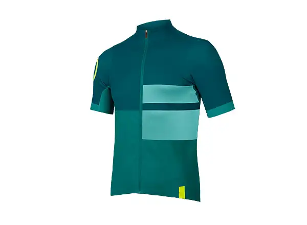 Endura FS260 Print Herren Kurzarmtrikot smaragdgrün