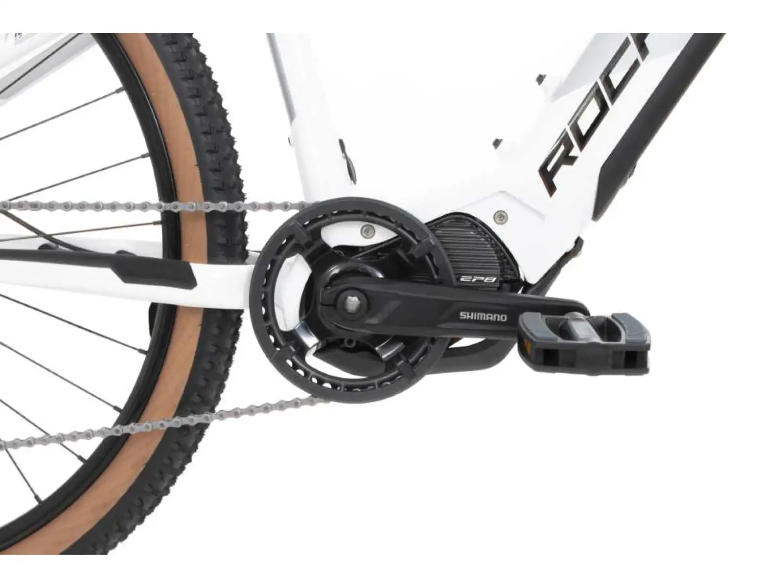 Rock Machine Torrent E90-29 Mountain E-Bike Gloss Weiß/Schwarz/Silber
