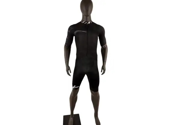 Silvini Stelvio Herren Kurzarmtrikot schwarz/weiß