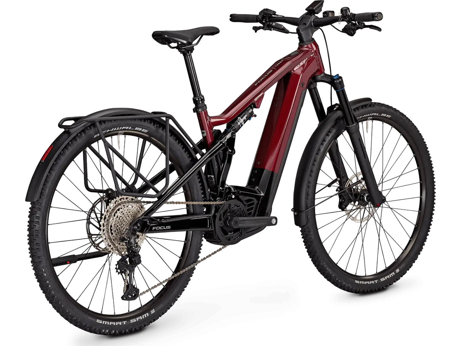 Elektrofahrrad Focus Thron2 6.8 EQP 625Wh mahagonirot/schwarz