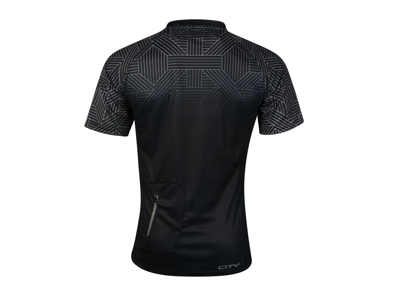 Force City Herrentrikot kurzarm schwarz/grau