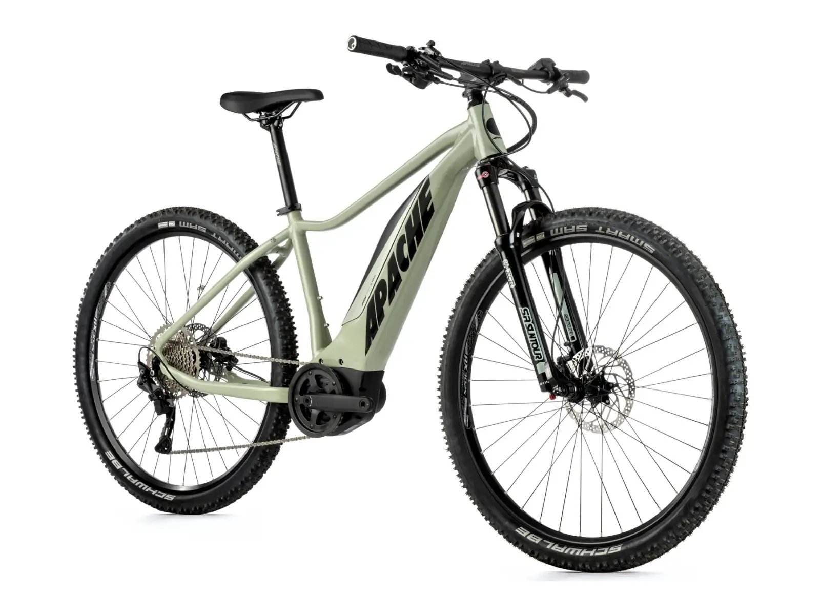 Apache Hawk 1 Bosch PF 500Wh elektrisches Mountainbike grau