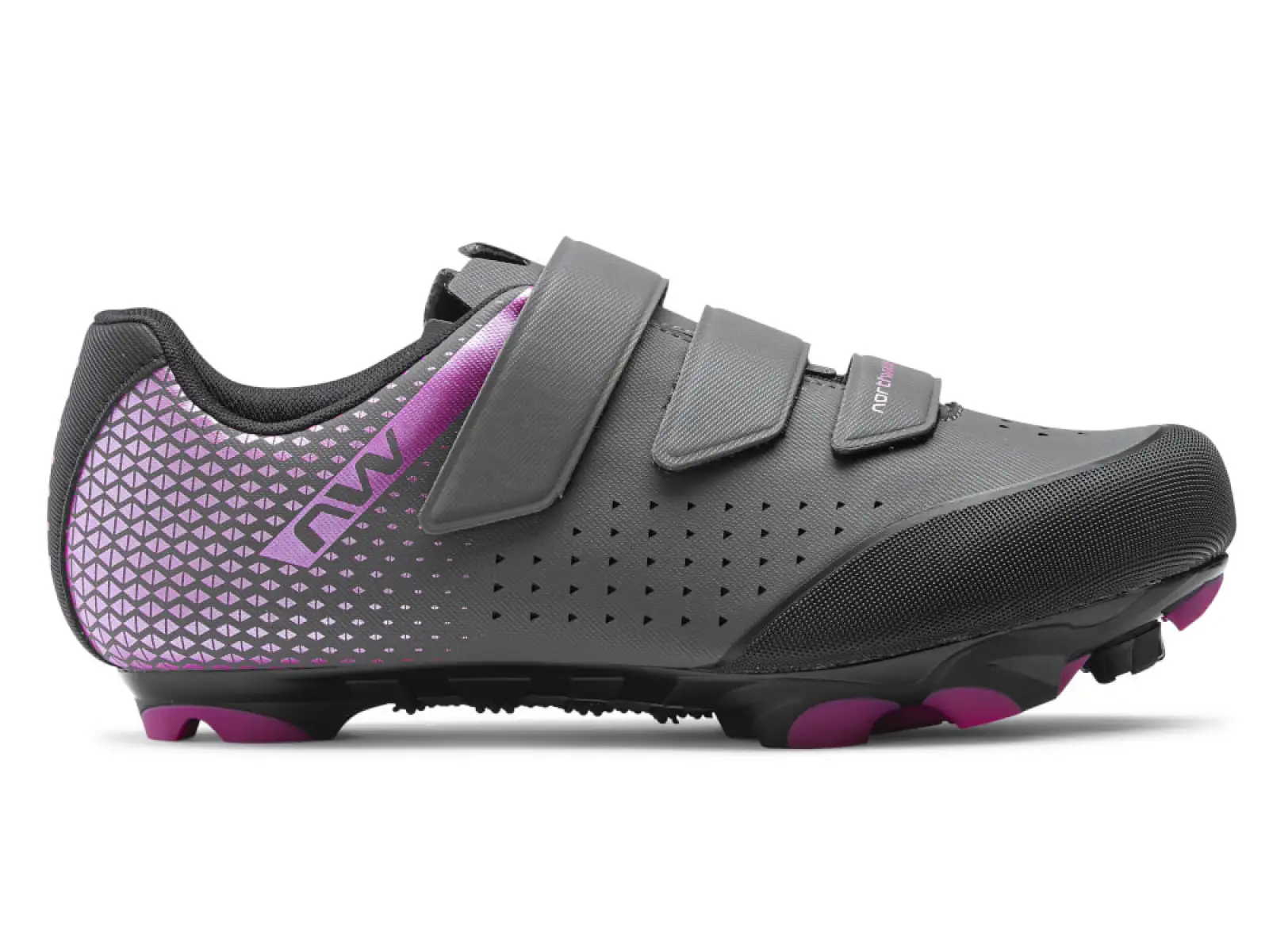 Northwave Origin 2 Damen MTB Schuhe Anthracit/Metal Fuchsia