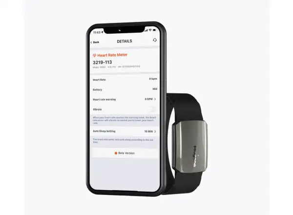 Magene H803 Armband zur Messung der Herzfrequenz.