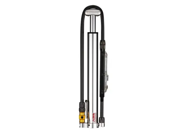 Lezyne Micro Floor Drive Digital HPG Pumpe Silber/Hochglanz