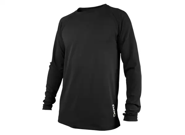 POC Essential DH Herrentrikot Langarm Carbon Black