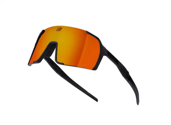 Force Glare Brille schwarz/rot Spiegelglas