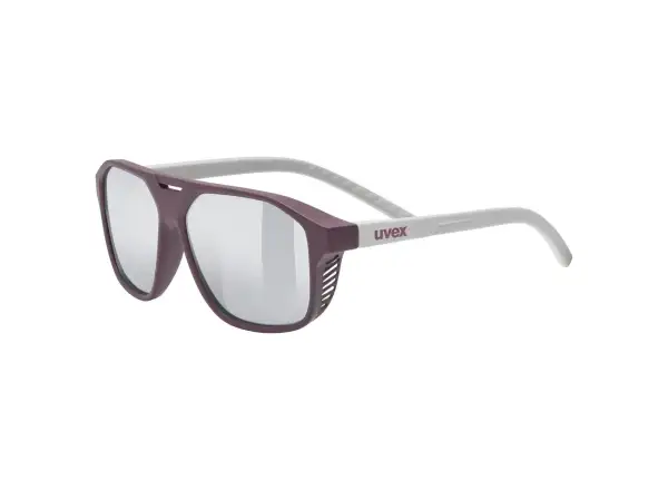 Uvex Kinder Sportbrille Cosmic Cranberry - Grey Matt/Mir. Silver