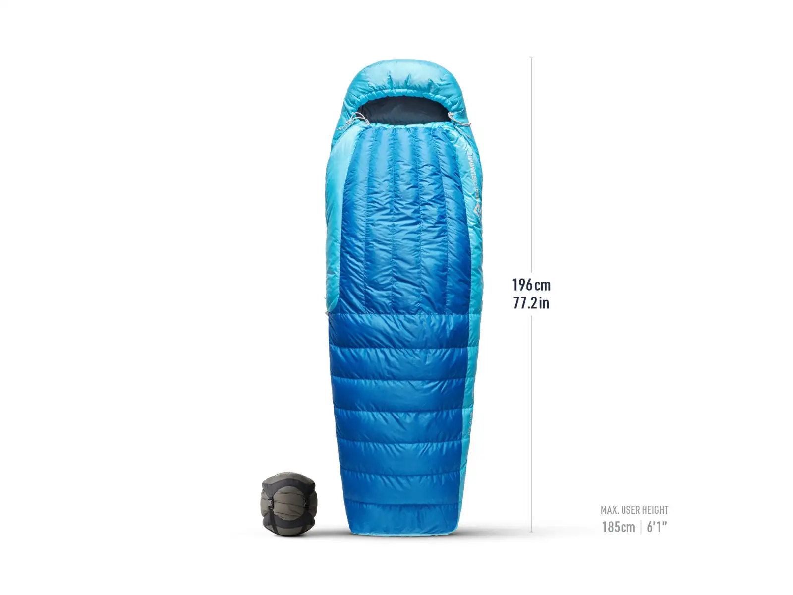 Sea To Summit Trek Down Schlafsack -1C Regular Snorkel Blue
