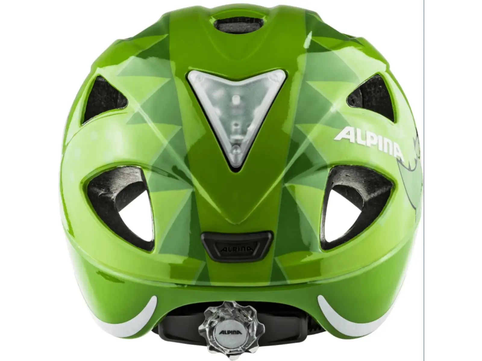 Alpina Ximo Flash Kinderhelm Green Dino