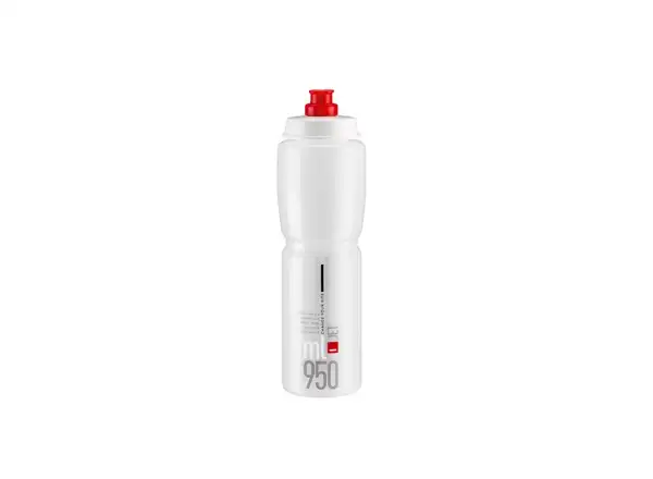 Elite-Jet-Flasche 950 ml klar/rot Logo