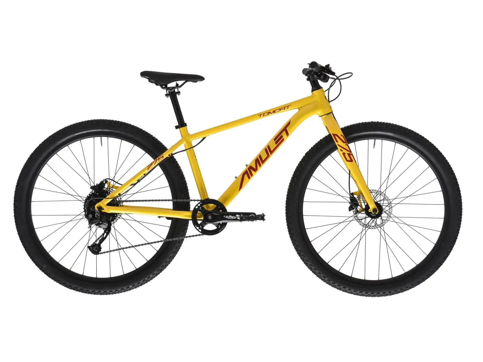 Amulet 27,5 Tomcat 1.9 Zitronenchrom/Rot - Mountainbike für Kinder
