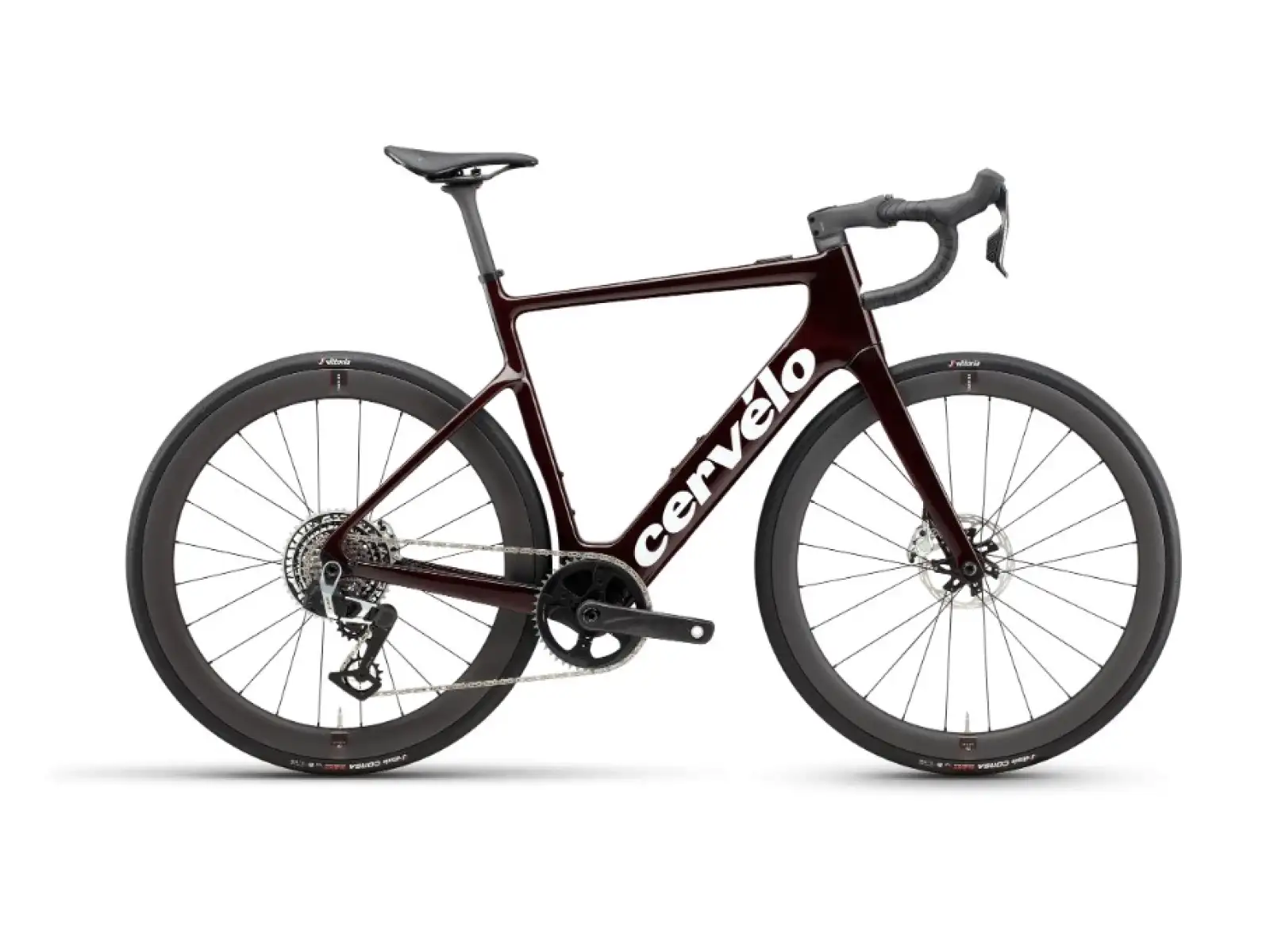Cervélo Rouvida Red XPLR AXS 1 Renn-E-Bike Black Cherry