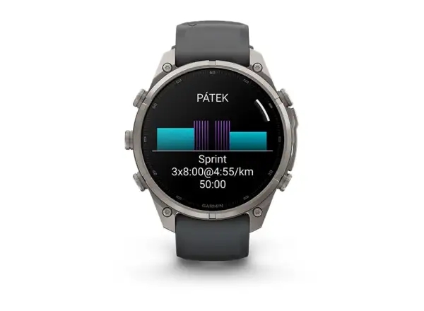 Garmin Fénix 9 Pro inReach 47 mm Smartwatch Carbon gray DLC Titanium Black/Pebble gray