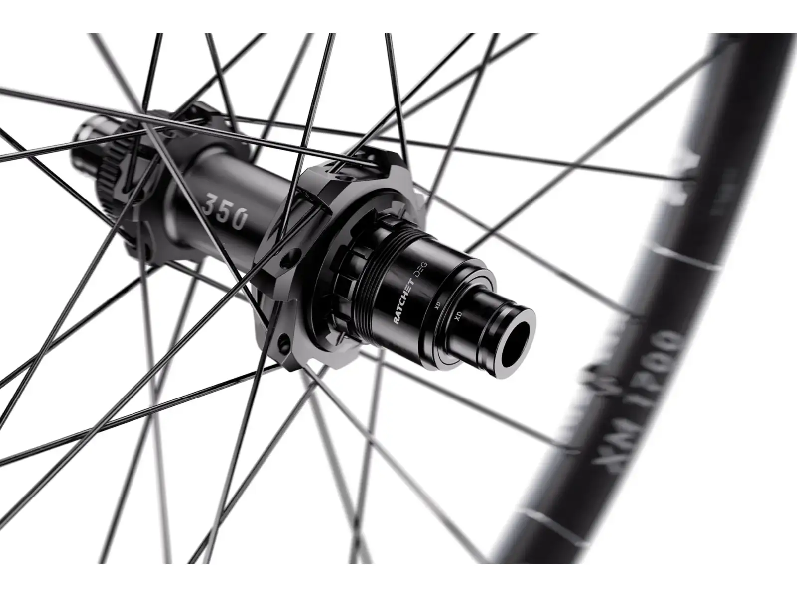 DT Swiss XM 1700 Spline 30 DB Black Center Lock 12/148 Hinterrad - Unverpackt