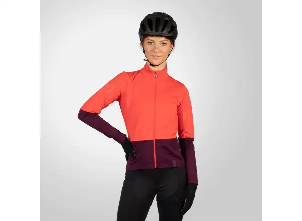 Endura FS260 JetStream Damen Langarmtrikot Aubergine