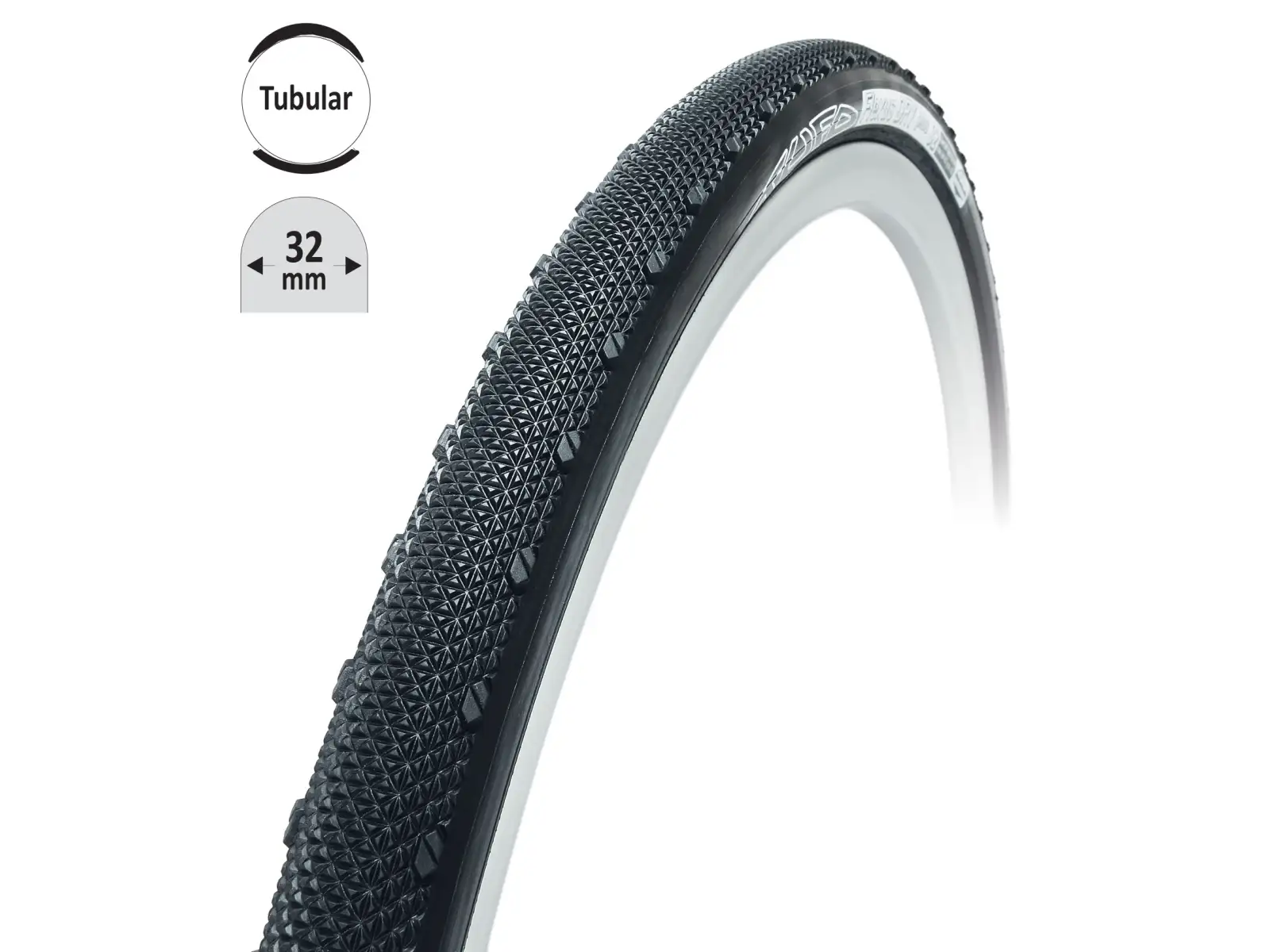 Tufo Flexus Dry Plus Cyclocrossreifen Schwarz 622x32mm