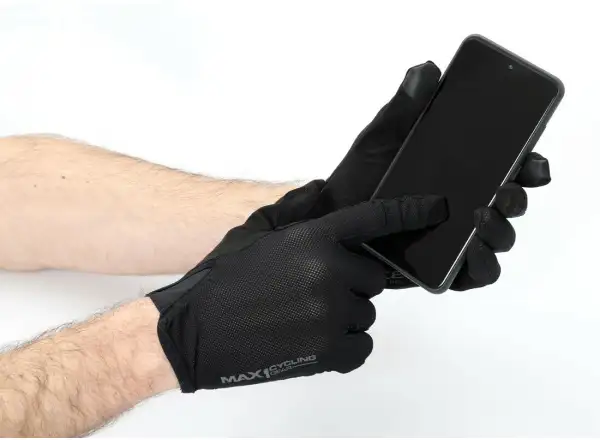 MAX1 Lange Handschuhe Schwarz