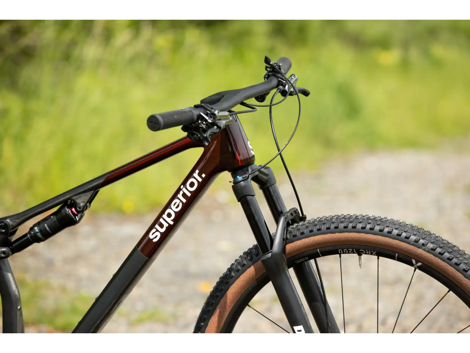 Superior XF 9.9 Team Mountainbike Gloss Carbon/Red Carbon