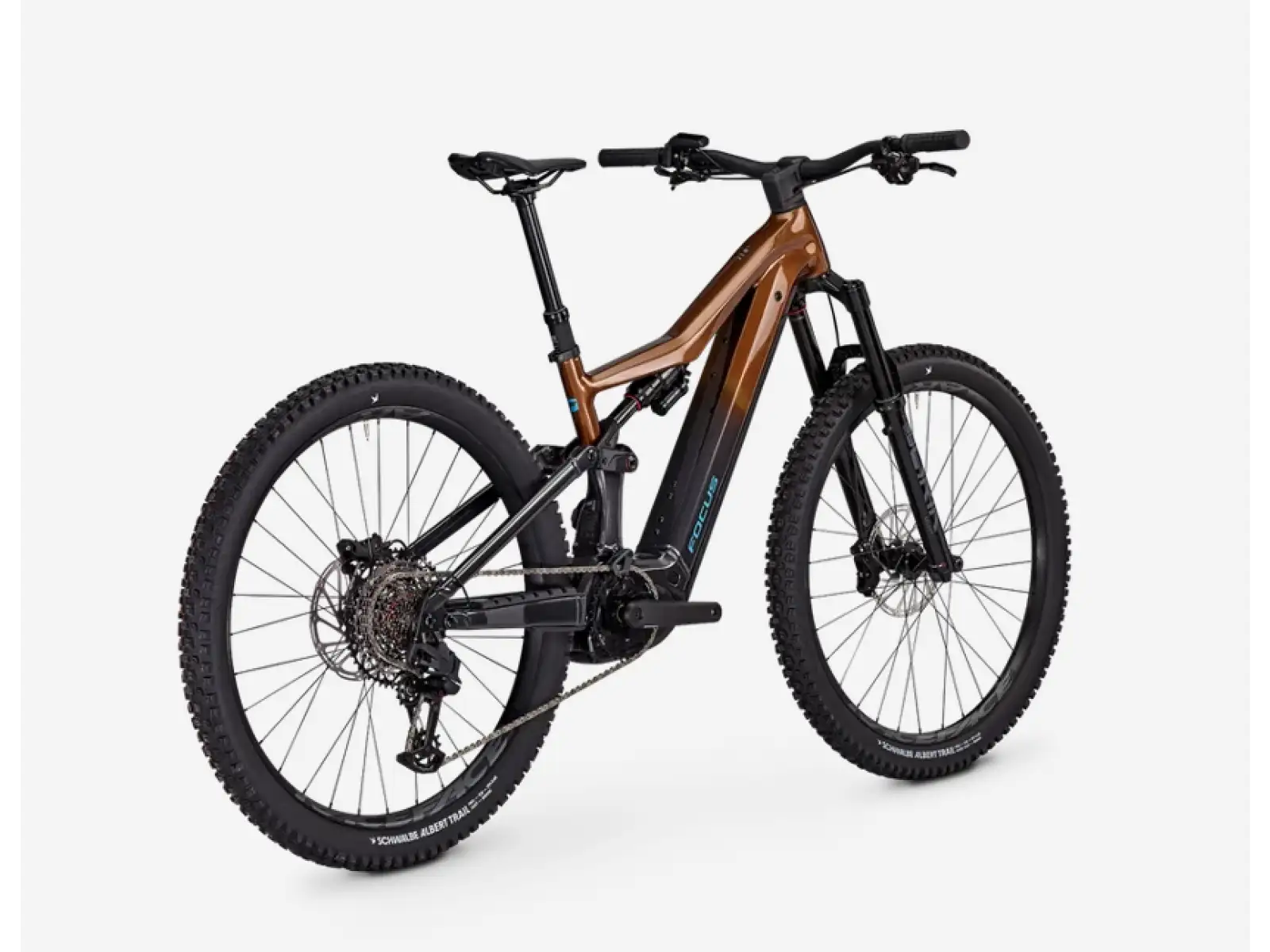 Focus JAM2 6.8 600 Wh Elektro-Mountainbike Goldbrown / Diamondblack