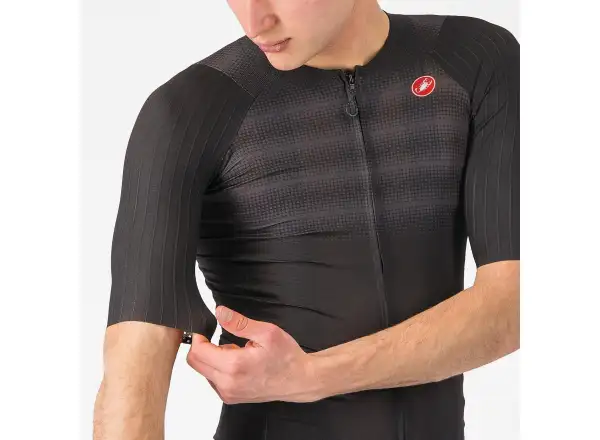 Castelli Aero Race 8S Herren-Trikot Kurzarm Black
