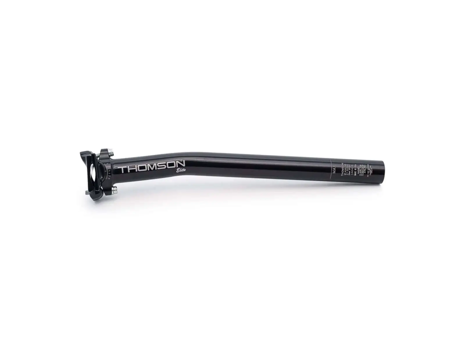 Thomson Elite gebogene Sattelstütze 30,9/410 mm schwarz