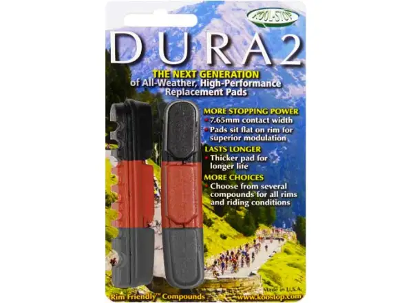Kool Stop Dura-Type 2 Bremsbeläge Lachs/Schwarz/Grau