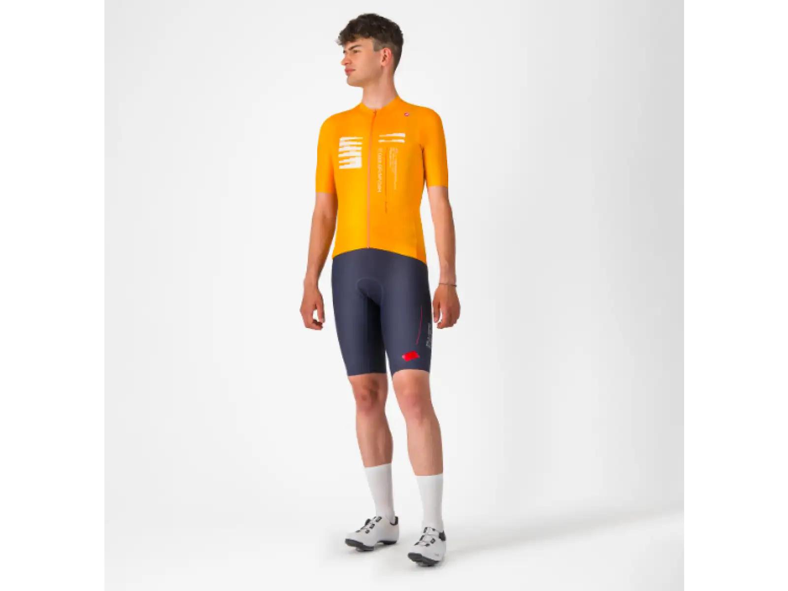 Castelli Espresso R-A/D Herren-Shorts mit Polsterung und Trägerhose Twilight Blue