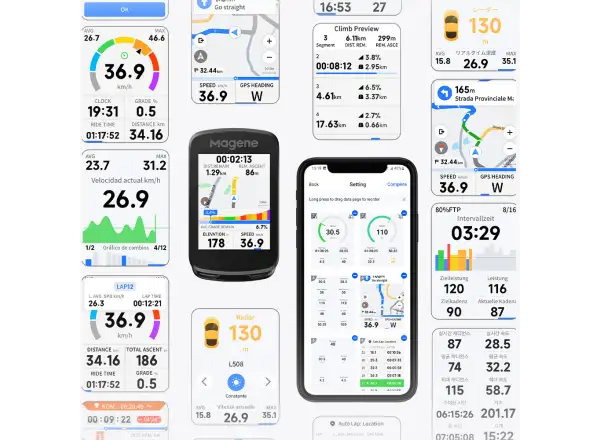 Magene C606 V2 GPS Fahrradcomputer