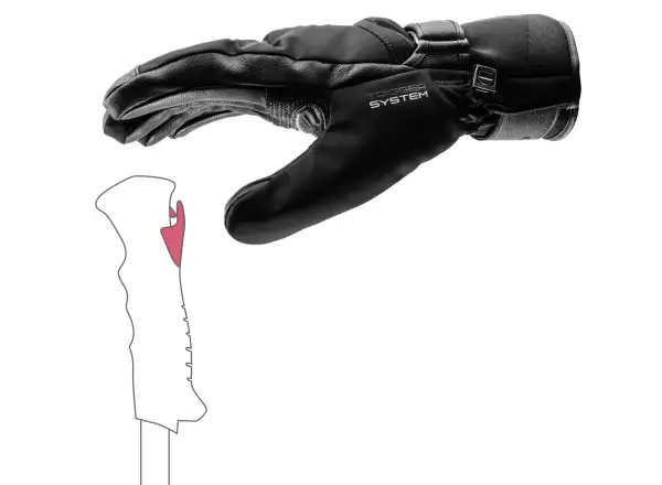 Leki Stormlite 3D Skihandschuhe Black