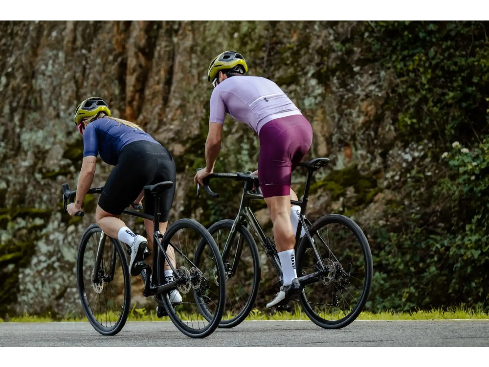 Silvini Mazzano Herrentrikot Kurzarm Lilac/Navy